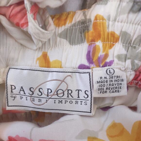 Pier One Imports Passports Floral Midi Dress, Size Large - Picture 7 of 12